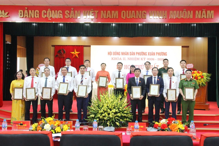 Phường Xuân Phương tổ chức Kỳ họp thứ Nhất HĐND phường khóa II, nhiệm kỳ 2026 - 2031- Ảnh 3.