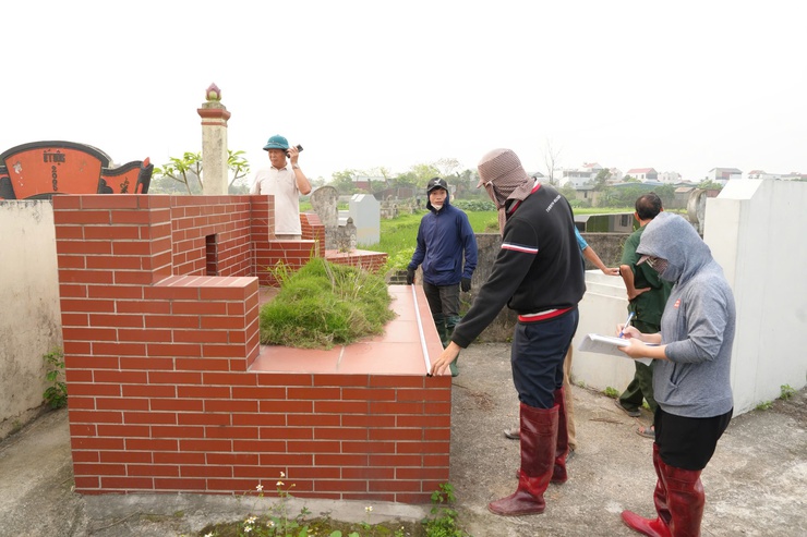 Thanh Oai đẩy nhanh tiến độ kiểm đếm mồ mả phục vụ dự án Khu đô thị Thể thao Olympic- Ảnh 3.