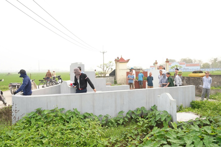 Thanh Oai đẩy nhanh tiến độ kiểm đếm mồ mả phục vụ dự án Khu đô thị Thể thao Olympic- Ảnh 4.