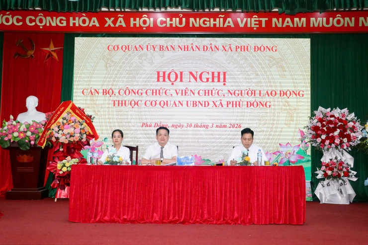 Hội nghị cán bộ, công chức, viên chức, người lao động xã Phù Đổng năm 2026- Ảnh 3.