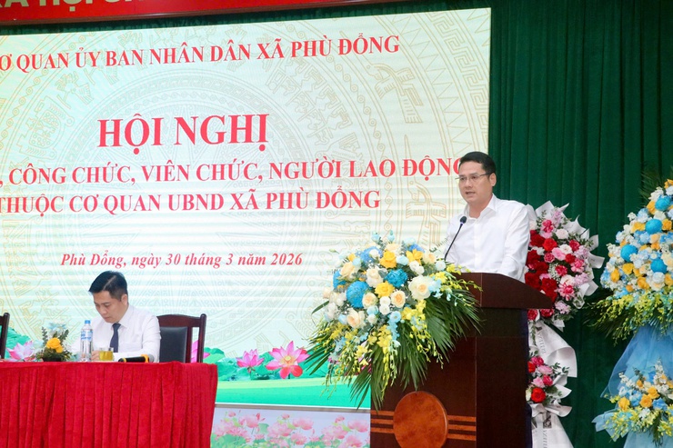 Hội nghị cán bộ, công chức, viên chức, người lao động xã Phù Đổng năm 2026- Ảnh 5.