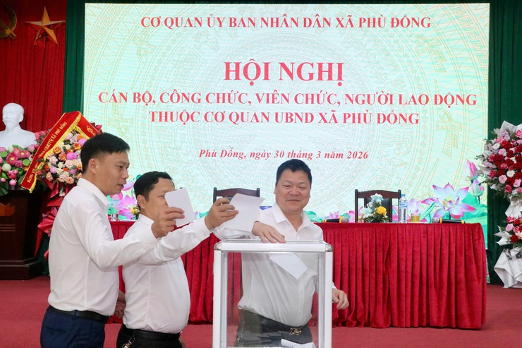 Hội nghị cán bộ, công chức, viên chức, người lao động xã Phù Đổng năm 2026- Ảnh 7.