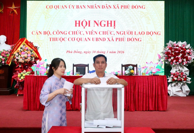 Hội nghị cán bộ, công chức, viên chức, người lao động xã Phù Đổng năm 2026- Ảnh 6.
