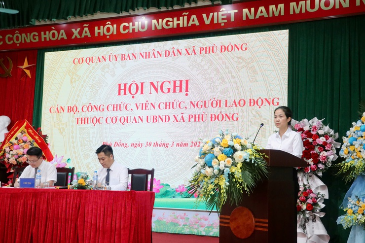 Hội nghị cán bộ, công chức, viên chức, người lao động xã Phù Đổng năm 2026- Ảnh 4.