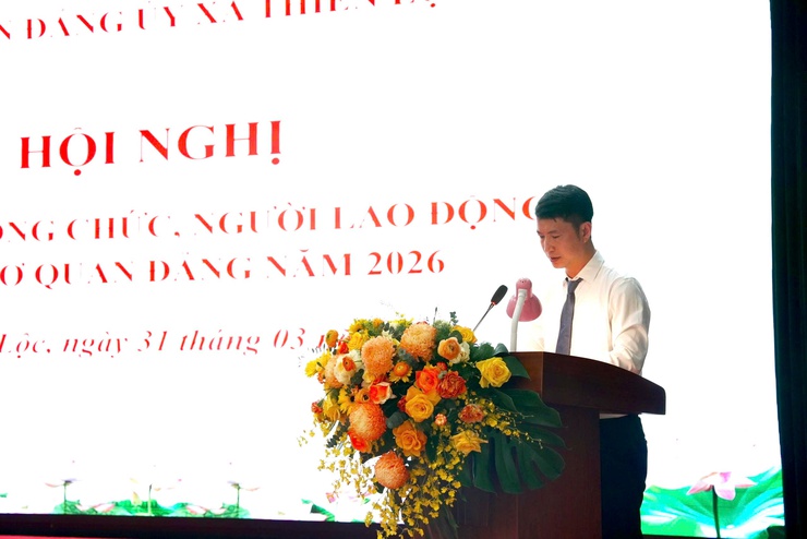 Hội nghị cán bộ, công chức, người lao động các cơ quan Đảng xã Thiên Lộc năm 2026- Ảnh 10.