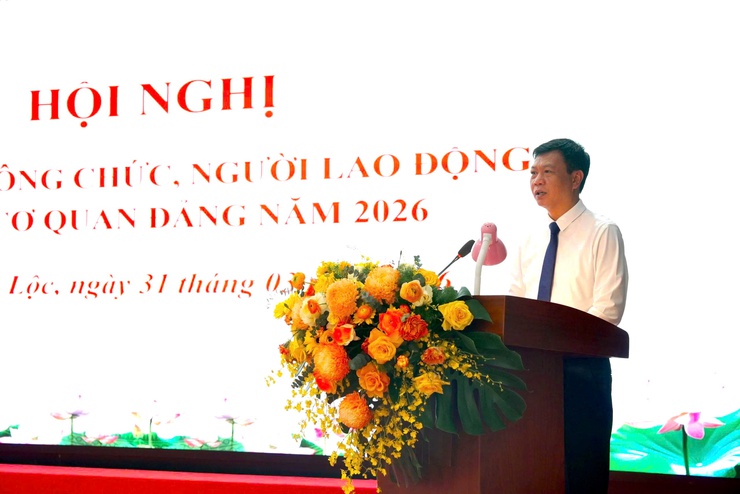 Hội nghị cán bộ, công chức, người lao động các cơ quan Đảng xã Thiên Lộc năm 2026- Ảnh 13.