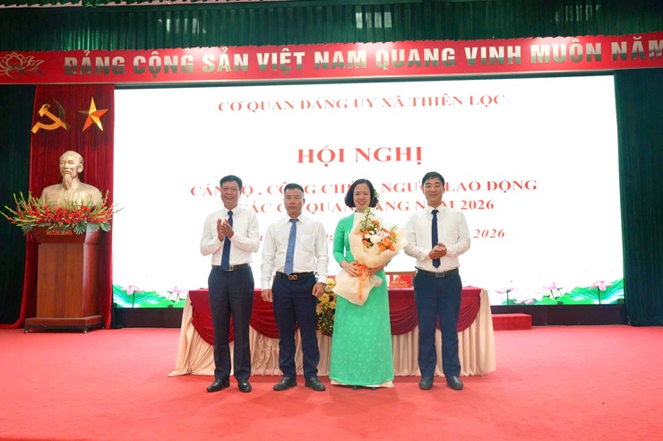Hội nghị cán bộ, công chức, người lao động các cơ quan Đảng xã Thiên Lộc năm 2026- Ảnh 11.