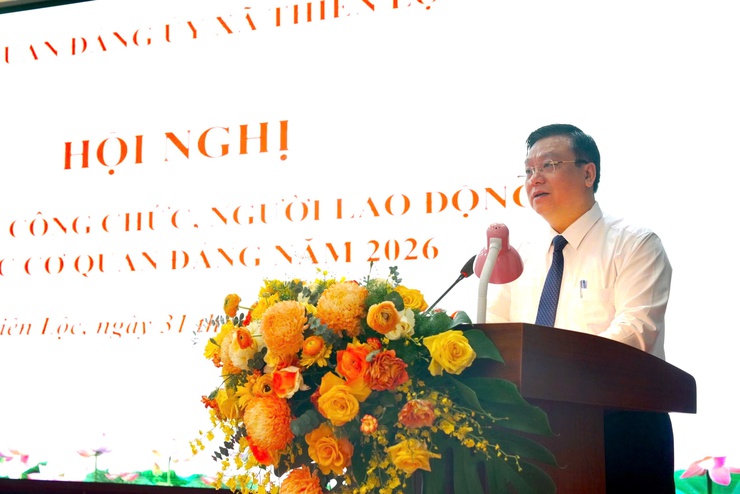 Hội nghị cán bộ, công chức, người lao động các cơ quan Đảng xã Thiên Lộc năm 2026- Ảnh 9.