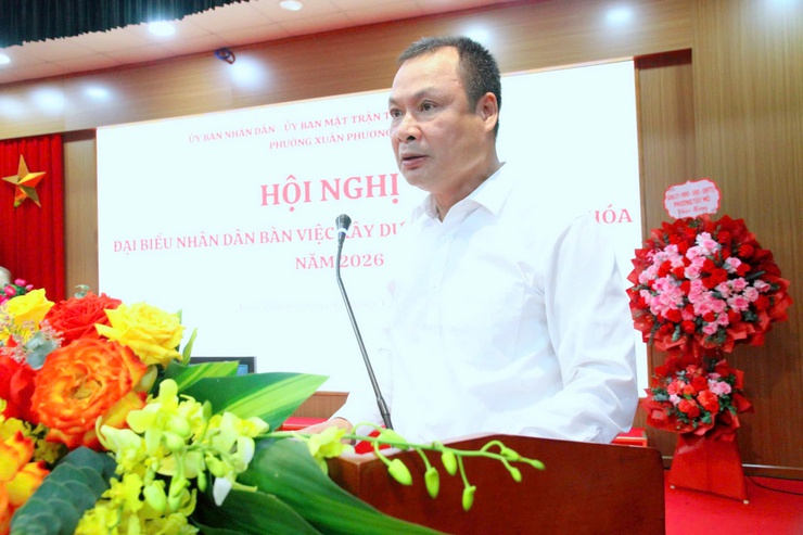 Phường Xuân Phương tổ chức Hội nghị đại biểu nhân dân bàn việc xây dựng đời sống văn hóa năm 2026- Ảnh 2.