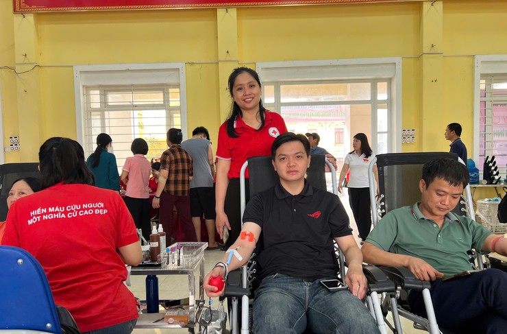 Ngày hội hiến máu tình nguyện xã Vân Đình năm 2026: “Hành trình nhân đạo – Trao nhận yêu thương”- Ảnh 3.