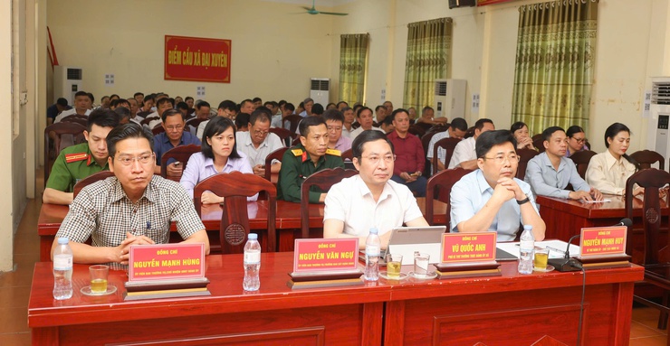 Xã Đại Xuyên tham dự hội nghị toàn quốc tổng kết công tác bầu cử đại biểu Quốc hội khóa XVI và đại biểu Hội đồng nhân dân các cấp nhiệm kỳ 2026 – 2031 bằng hình thức trực tuyến- Ảnh 2.