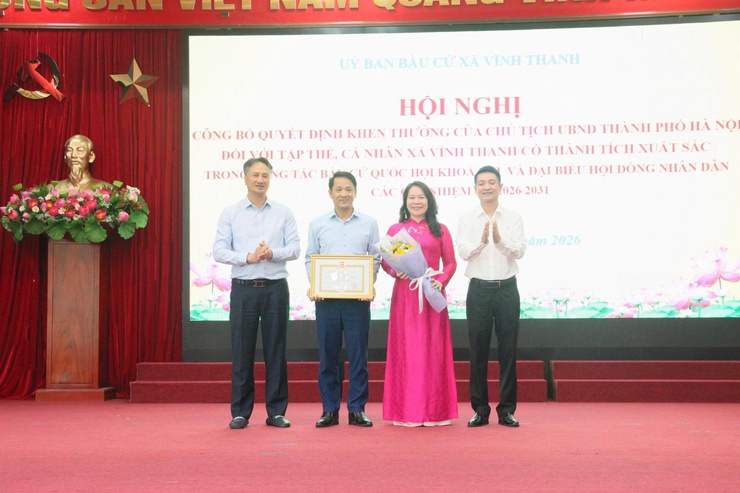 Xã Vĩnh Thanh: 5 tập thể, 8 cá nhân được UBND thành phố khen thưởng trong công tác bầu cử- Ảnh 6.