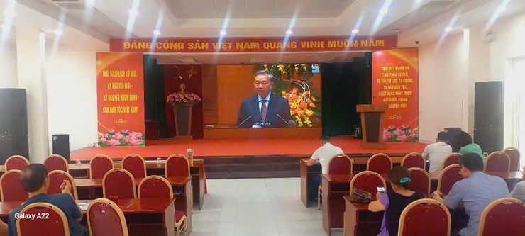 Hội nghị trực tuyến toàn quốc tổng kết công tác bầu cử đại biểu Quốc hội khóa XVI và đại biểu HĐND các cấp nhiệm kỳ 2026 - 2031.- Ảnh 2.