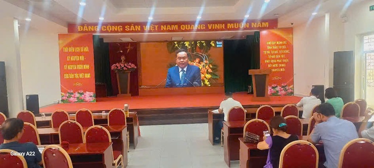 Hội nghị trực tuyến toàn quốc tổng kết công tác bầu cử đại biểu Quốc hội khóa XVI và đại biểu HĐND các cấp nhiệm kỳ 2026 - 2031.- Ảnh 1.