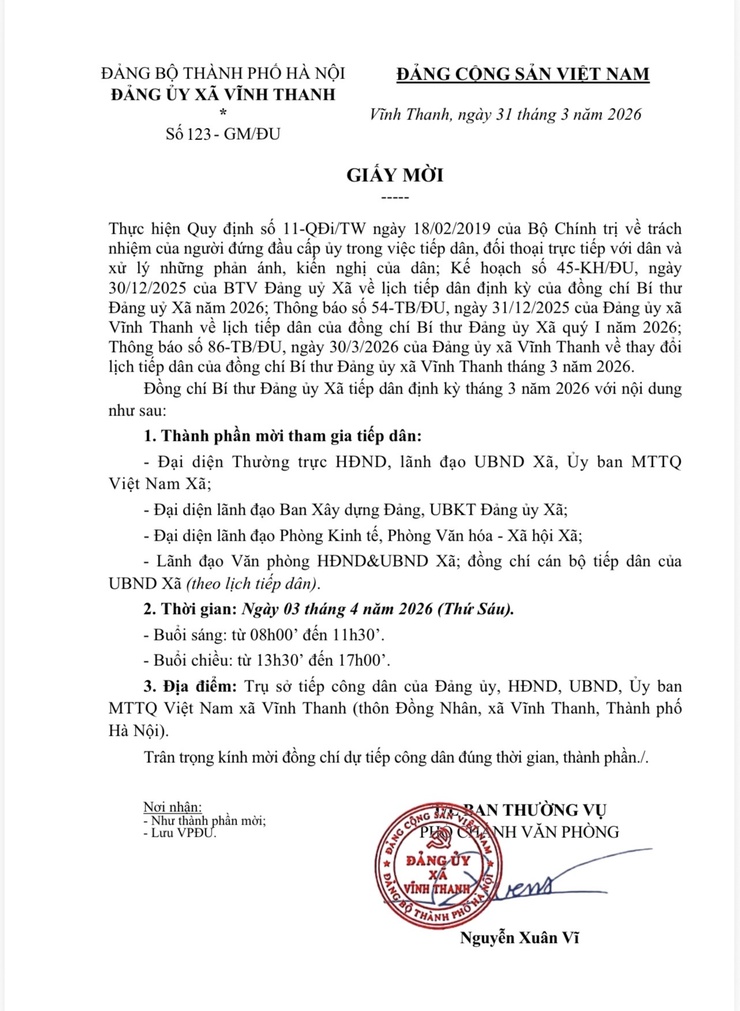 ĐẢNG ỦY XÃ VĨNH THANH- Ảnh 2.