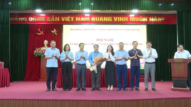 Xã Vĩnh Thanh tổ chức Hội nghị cán bộ, công chức, người lao động năm 2026- Ảnh 6.