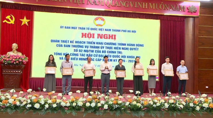ỦY BAN MTTQ THÀNH PHỐ HÀ NỘI QUÁN TRIỆT NGHỊ QUYẾT 02-NQ/TW VÀ TỔNG KẾT CÔNG TÁC BẦU CỬ NHIỆM KỲ 2026-2031- Ảnh 9.