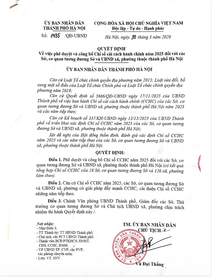Phú Xuyên đứng thứ 2 về chỉ số Cải cách Hành chính năm 2025 đối với xã nhóm I của Thành phố Hà Nội- Ảnh 3.