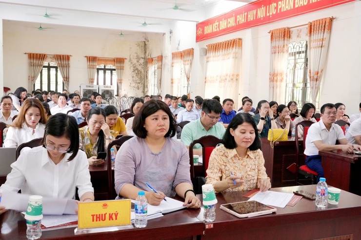 XÃ KIM ANH TỔ CHỨC HỘI NGHỊ CÁN BỘ, CÔNG CHỨC, NGƯỜI LAO ĐỘNG NĂM 2026- Ảnh 4.