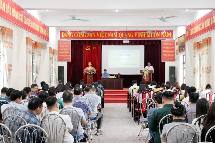 XÃ KIM ANH TỔ CHỨC HỘI NGHỊ CÁN BỘ, CÔNG CHỨC, NGƯỜI LAO ĐỘNG NĂM 2026- Ảnh 1.