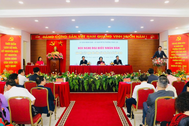 Quyết tâm gỡ “điểm nghẽn”, xây dựng phường Phúc Lợi văn minh, đáng sống- Ảnh 2.