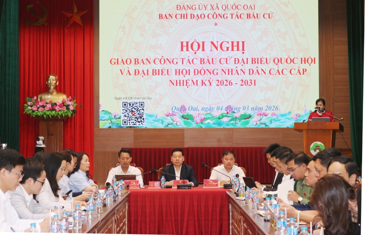 Quốc Oai tập trung cao độ cho công tác bầu cử, bảo đảm chu đáo, đúng luật, an toàn- Ảnh 1.