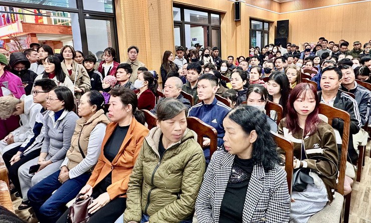 Đảng ủy - Hội đồng nhân dân - Uỷ ban nhân dân - Uỷ ban mặt trận tổ quốc Việt Nam xã Đại Thanh tiễn công dân lên đường nhập ngũ năm 2026.- Ảnh 11.