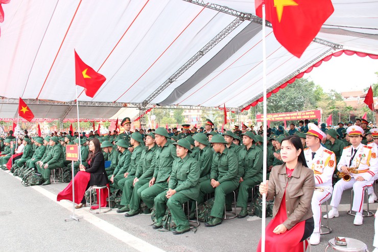 Tự hào tuổi trẻ Hòa Lạc: 100% tân binh viết đơn tình nguyện lên đường nhập ngũ- Ảnh 5.