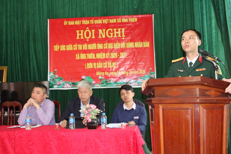 ĐƠN VỊ BẦU CỬ SỐ 2 TỔ CHỨC HỘI NGHỊ LẦN THỨ TƯ TẠI THÔN MIÊNG HẠ- Ảnh 3.