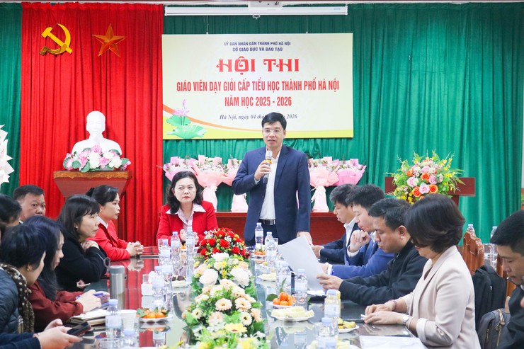 Khai mạc Hội thi giáo viên dạy giỏi tiểu học cấp thành phố Hà Nội, năm học 2025-2026- Ảnh 3.