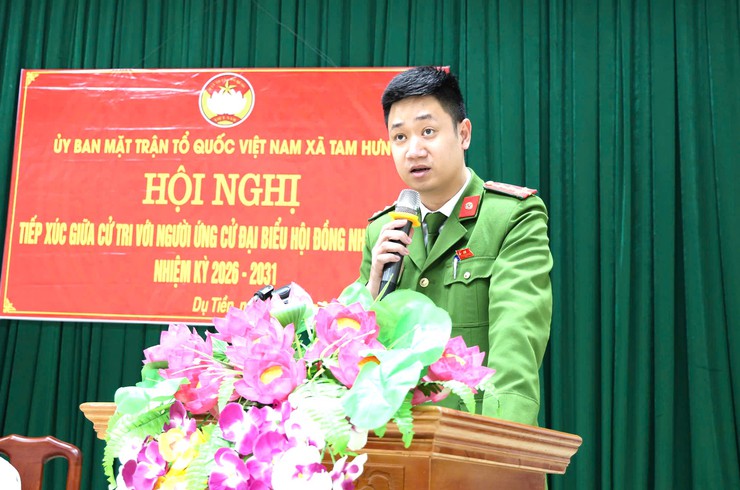 Hội nghị tiếp xúc cử tri với những người ứng cử đại biểu HĐND xã Tam Hưng nhiệm kỳ 2026 – 2031 (Đơn vị Bầu cử số 5)- Ảnh 7.