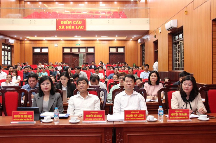 Nâng cao nghiệp vụ bầu cử: Hòa Lạc tập huấn chuyên sâu cho các tổ chức bầu cử- Ảnh 2.