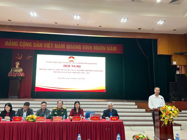 HỘI NGHỊ TIẾP XÚC CỬ TRI VỚI NGƯỜI ỨNG CỬ ĐẠI BIỂU HĐND PHƯỜNG KHÓA II, NHIỆM KỲ 2026 - 2031- Ảnh 5.