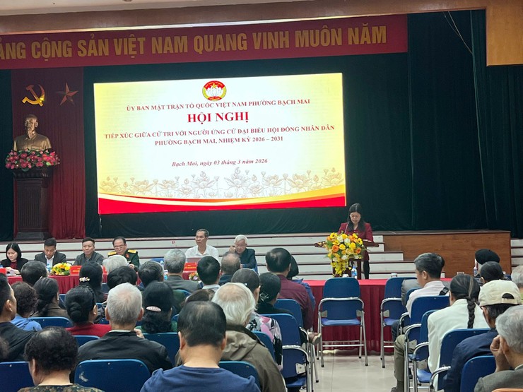 HỘI NGHỊ TIẾP XÚC CỬ TRI VỚI NGƯỜI ỨNG CỬ ĐẠI BIỂU HĐND PHƯỜNG KHÓA II, NHIỆM KỲ 2026 - 2031- Ảnh 2.