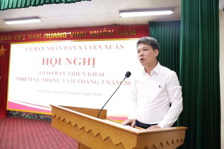 XÃ YÊN XUÂN TẬP TRUNG CAO ĐỘ TRIỂN KHAI NHIỆM VỤ THÁNG 3: QUYẾT LIỆT GIẢI PHÓNG MẶT BẰNG, CHUẨN BỊ BẦU CỬ VÀ GIAO QUÂN- Ảnh 3.