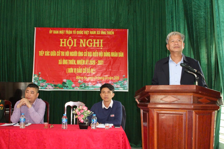 ĐƠN VỊ BẦU CỬ SỐ 2 TỔ CHỨC HỘI NGHỊ LẦN THỨ TƯ TẠI THÔN MIÊNG HẠ- Ảnh 7.