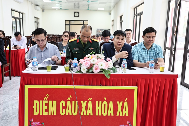  XÃ HOÀ XÁ TIẾP SÓNG HỘI NGHỊ TRỰC 
TUYẾN GIAO BAN CƠ SỞ THÁNG 02/2026- Ảnh 2.