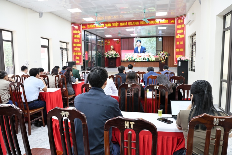  XÃ HOÀ XÁ TIẾP SÓNG HỘI NGHỊ TRỰC 
TUYẾN GIAO BAN CƠ SỞ THÁNG 02/2026- Ảnh 3.