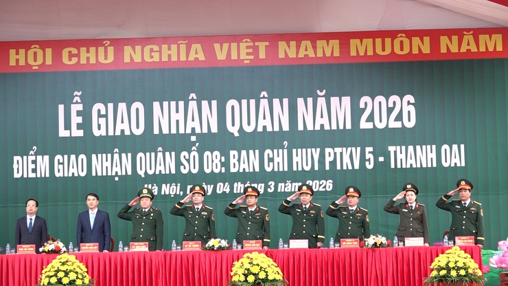 39 thanh niên xã Mỹ Đức phấn khởi tự hào trong ngày hội tòng quân 2026- Ảnh 1.