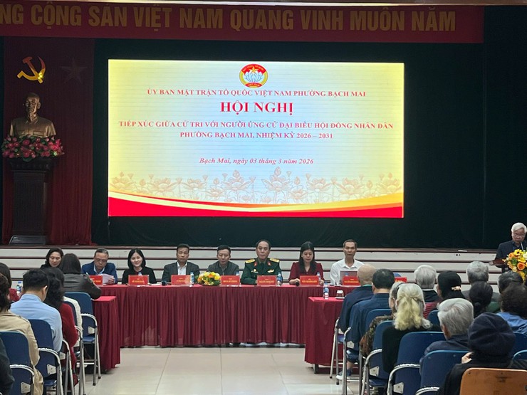 HỘI NGHỊ TIẾP XÚC CỬ TRI VỚI NGƯỜI ỨNG CỬ ĐẠI BIỂU HĐND PHƯỜNG KHÓA II, NHIỆM KỲ 2026 - 2031- Ảnh 1.