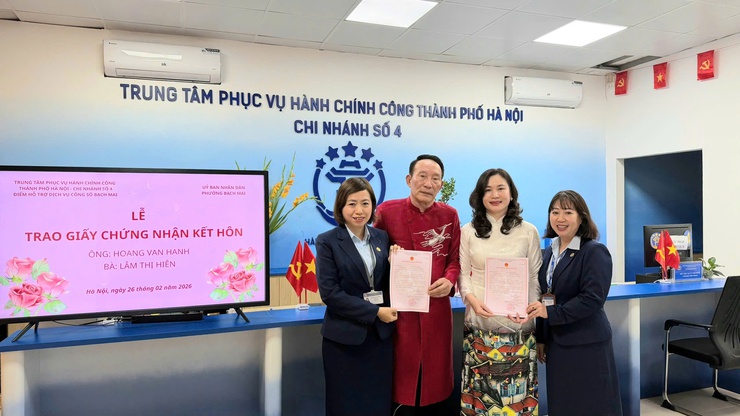 Chi nhánh số 4: Rút ngắn 9 ngày giải quyết thủ tục kết hôn cho công dân có quốc tịch Canada- Ảnh 1.