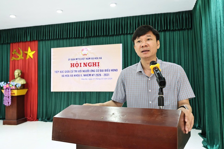 ỨNG CỬ VIÊN ĐƠN VỊ BẦU CỬ SỐ 03 XÃ HOÀ XÁ 
HOÀN THÀNH TIẾP XÚC CỬ TRI VẬN ĐỘNG BẦU CỬ- Ảnh 2.