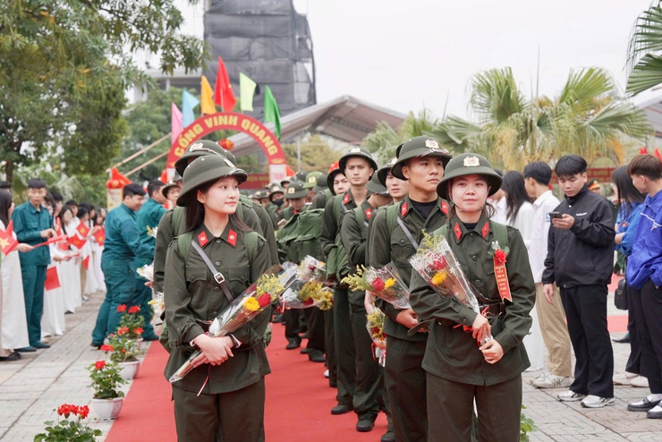 UBND xã Thiên Lộc tổ chức hội nghị động viên công dân lên đường thực hiện nghĩa vụ quân sự và tham gia nghĩa vụ Công an nhân dân năm 2026- Ảnh 31.