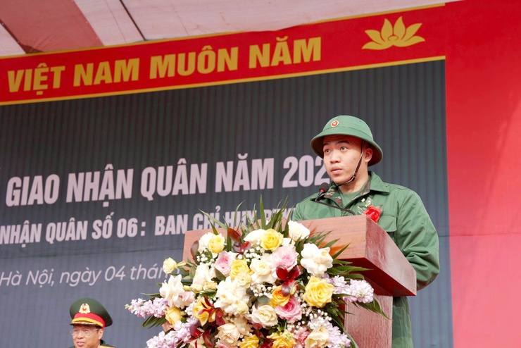 UBND xã Thiên Lộc tổ chức hội nghị động viên công dân lên đường thực hiện nghĩa vụ quân sự và tham gia nghĩa vụ Công an nhân dân năm 2026- Ảnh 16.