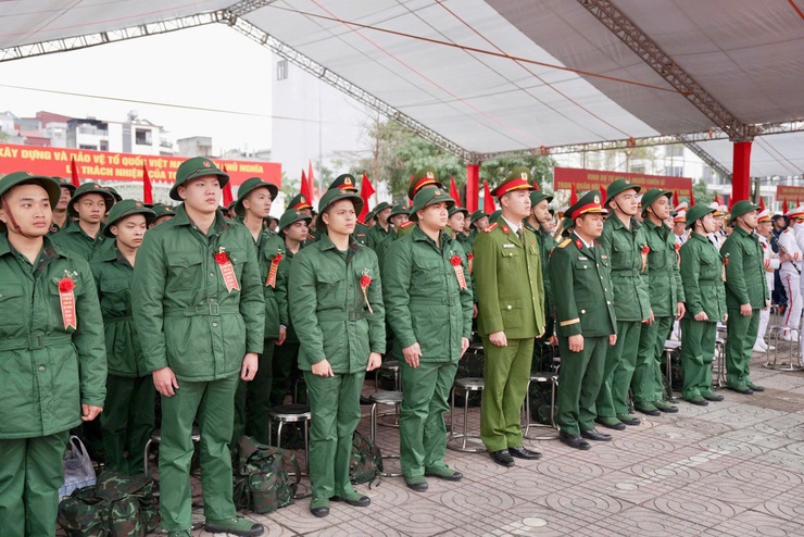 UBND xã Thiên Lộc tổ chức hội nghị động viên công dân lên đường thực hiện nghĩa vụ quân sự và tham gia nghĩa vụ Công an nhân dân năm 2026- Ảnh 13.