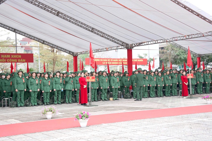 UBND xã Thiên Lộc tổ chức hội nghị động viên công dân lên đường thực hiện nghĩa vụ quân sự và tham gia nghĩa vụ Công an nhân dân năm 2026- Ảnh 15.