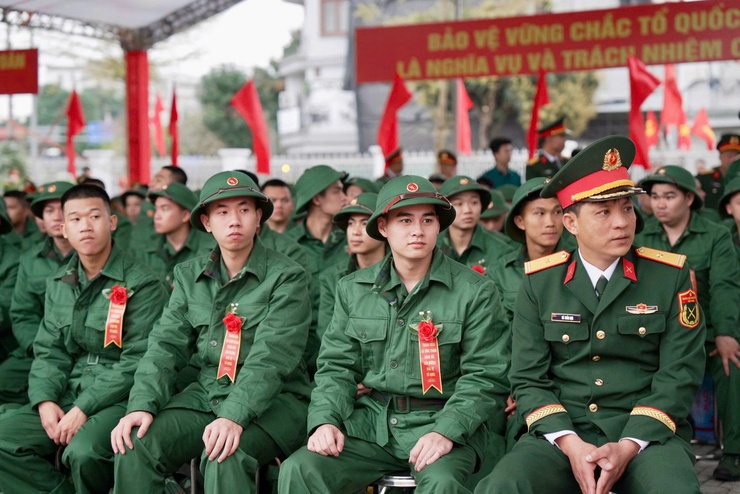 UBND xã Thiên Lộc tổ chức hội nghị động viên công dân lên đường thực hiện nghĩa vụ quân sự và tham gia nghĩa vụ Công an nhân dân năm 2026- Ảnh 14.