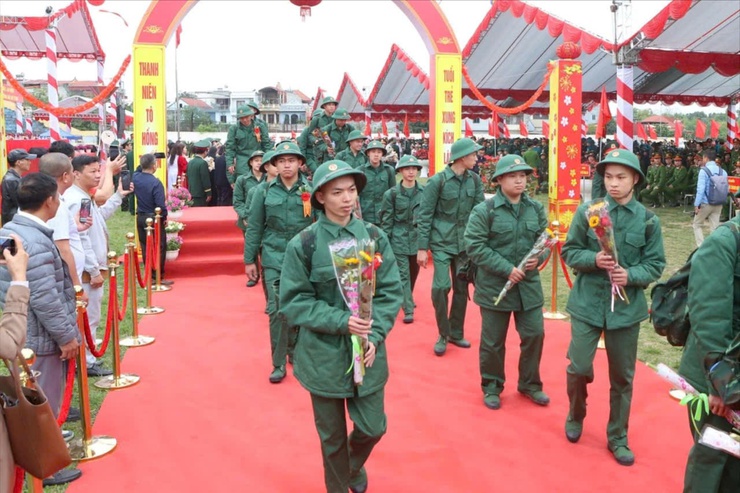 Xã Liên Minh có 36 thanh niên lên đường nhập ngũ năm 2026- Ảnh 3.