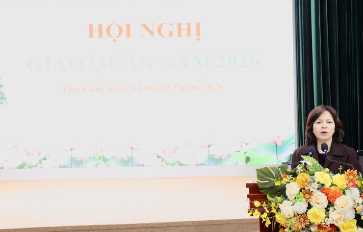 XÃ THƯ LÂM LONG TRỌNG TỔ CHỨC HỘI NGHỊ GIAO QUÂN NĂM 2026- Ảnh 4.