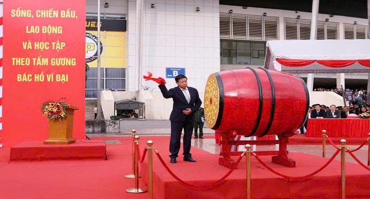 THANH NIÊN PHƯỜNG ĐÔNG NGẠC PHẤN KHỞI LÊN ĐƯỜNG NHẬP NGŨ BẢO VỆ TỔ QUỐC.- Ảnh 1.